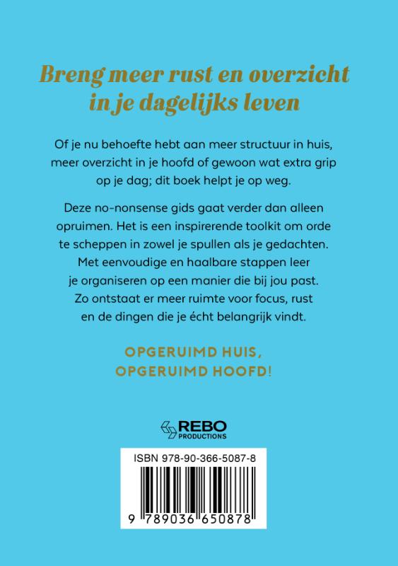 Achterkant van Sort your shit out