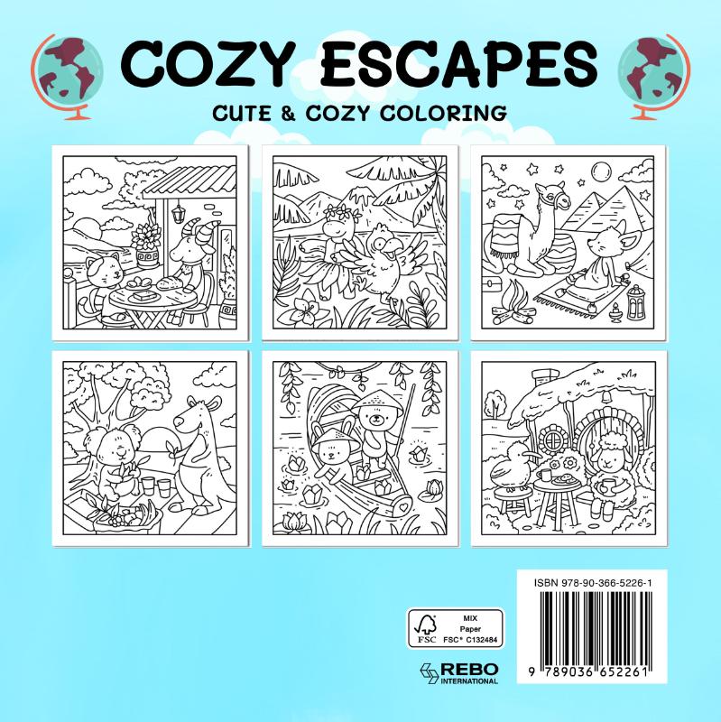 Achterkant van Cozy Escapes