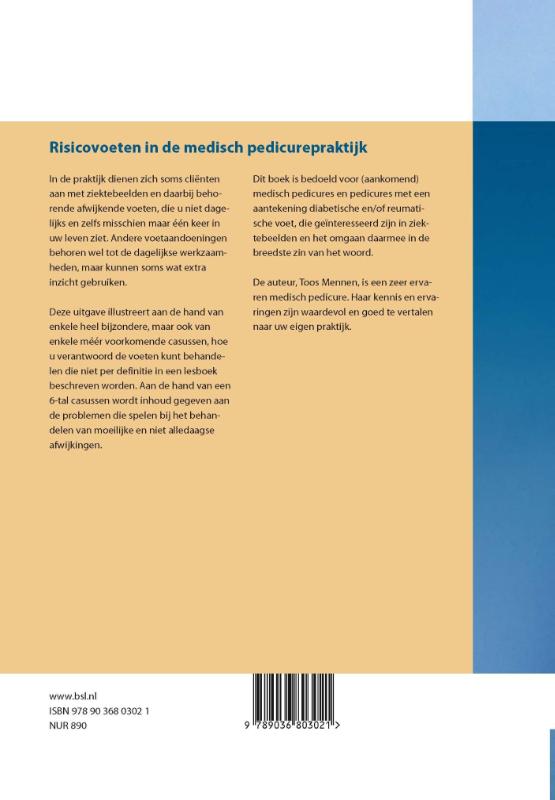 Achterkant van Risicovoeten in de medisch pedicurepraktijk