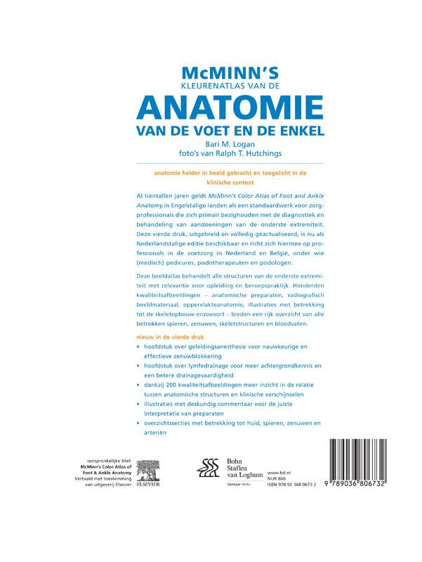 Achterkant van McMinn's Kleurenatlas van de anatomie van de voet en van de enkel