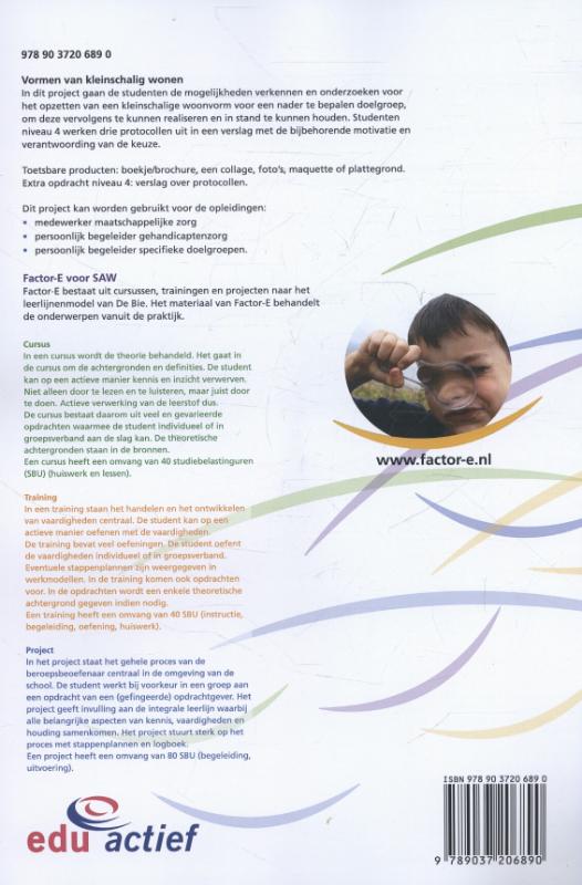 Achterkant van Project werkboek
