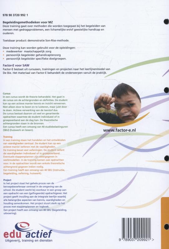 Achterkant van Training werkboek