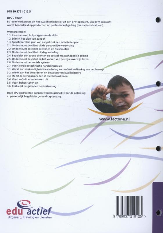 Achterkant van BPV PBGZ