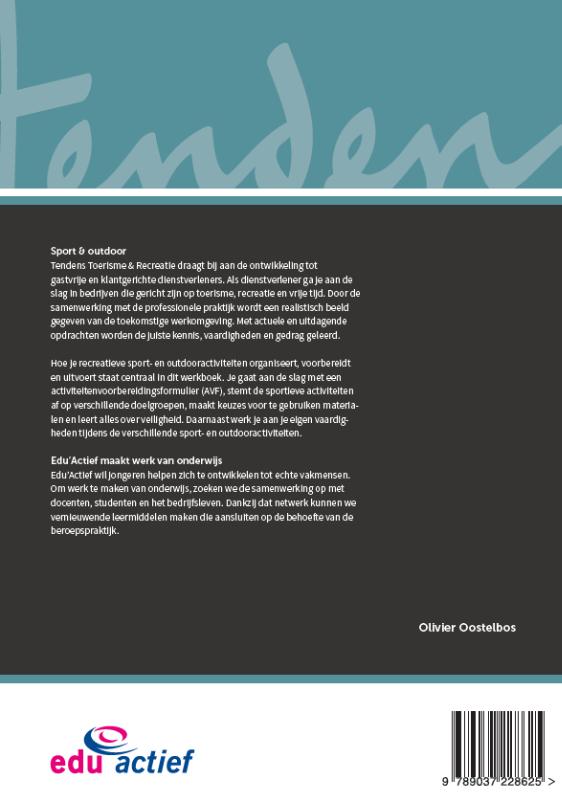 Achterkant van Werkboek