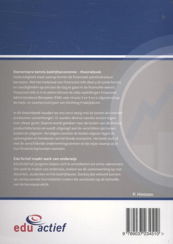 Achterkant van Theorieboek