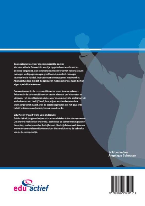 Achterkant van Basiscalculaties voor de commerciële sector