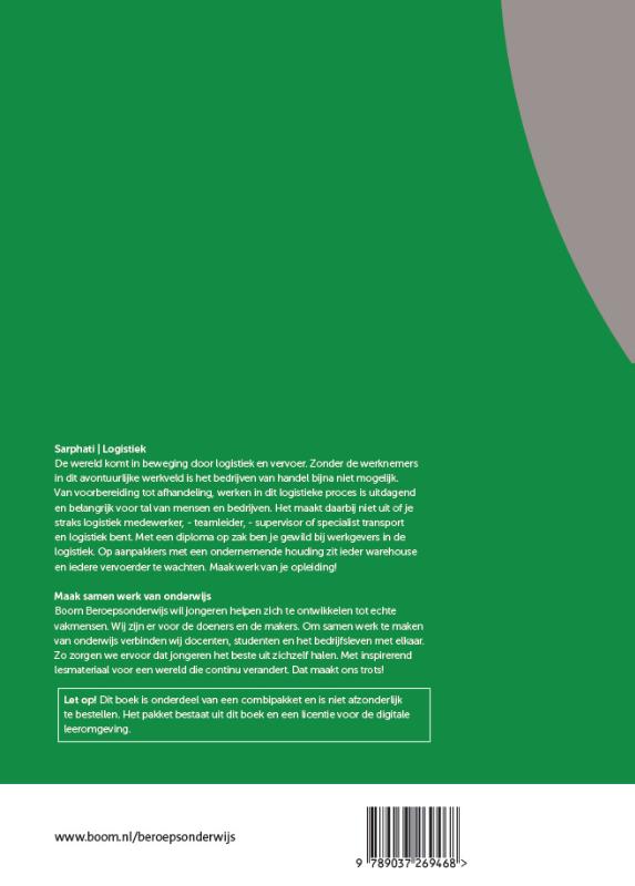 Achterkant van Plannen en organiseren van transport deel 2 | combipakket