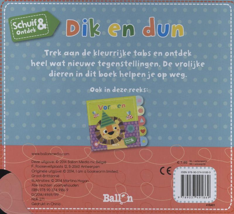Achterkant van Dik en dun