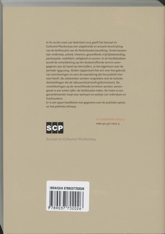 Achterkant van 2005