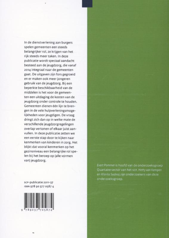 Achterkant van Jeugdzorg in groeifase