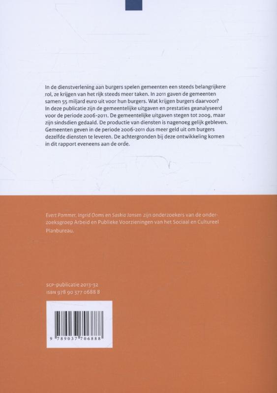 Achterkant van Maten voor gemeenten 2013