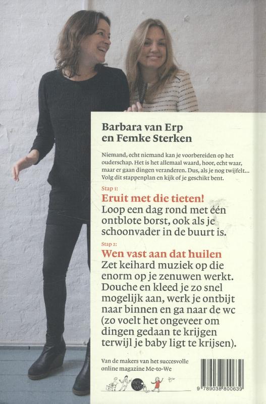 Achterkant van Dit is het boek voor ouders met een leven