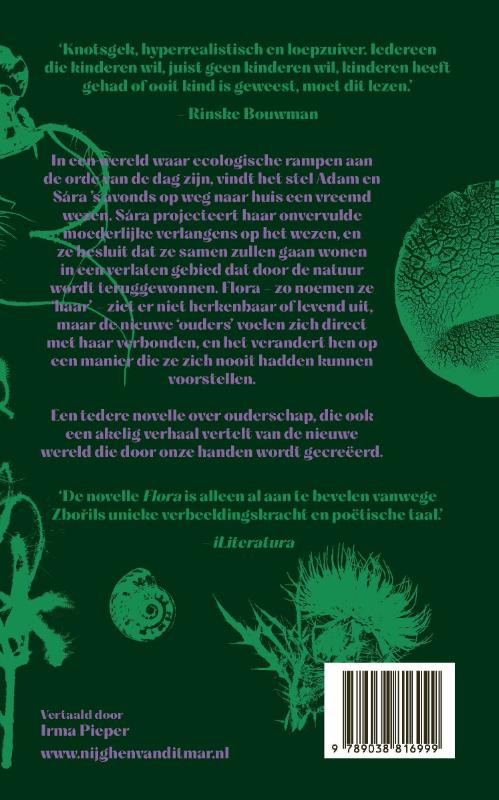 Achterkant van Flora