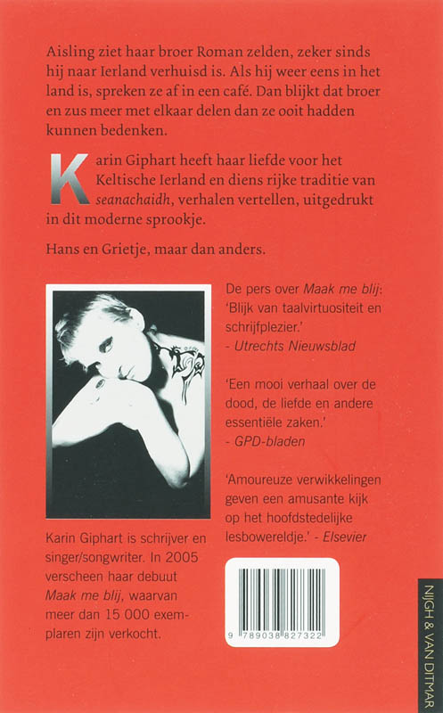 Achterkant van Iets tussen broer en zus