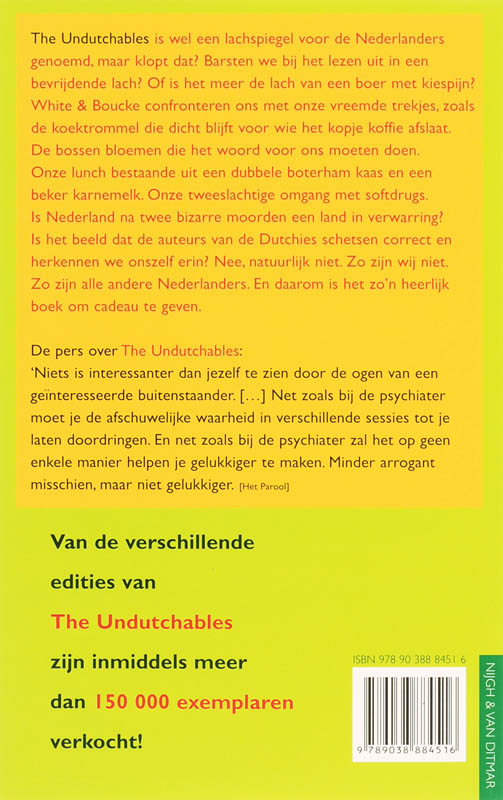 Achterkant van The Undutchables