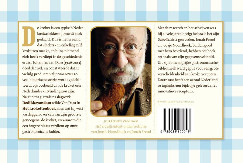 Achterkant van Het krokettenboek
