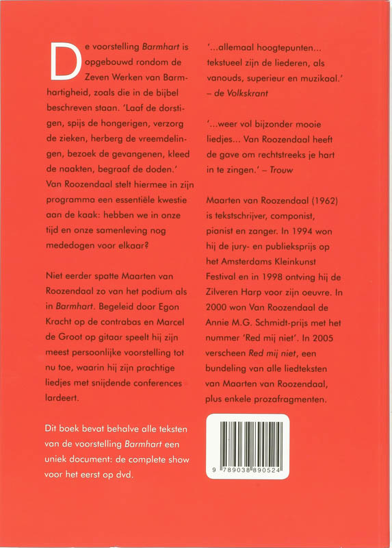 Achterkant van Barmhart