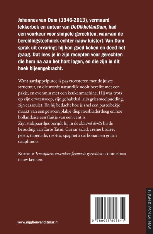 Achterkant van Troostpuree