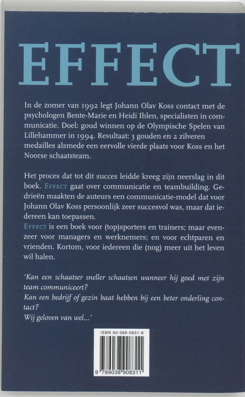 Achterkant van Effect