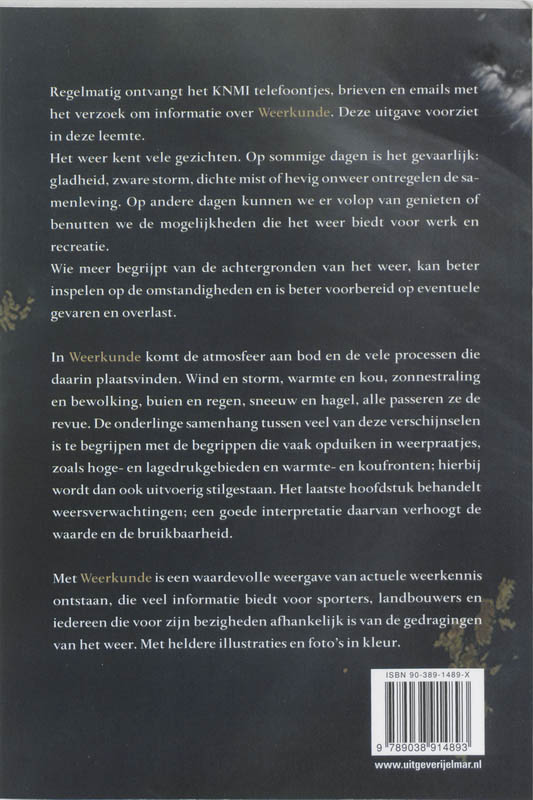 Achterkant van Weerkunde
