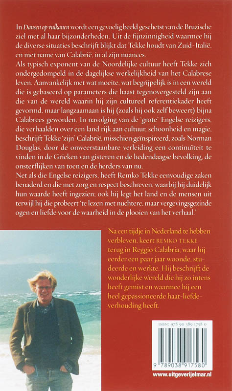 Achterkant van Dansen op vulkanen