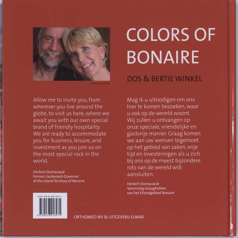 Achterkant van Colors of Bonaire