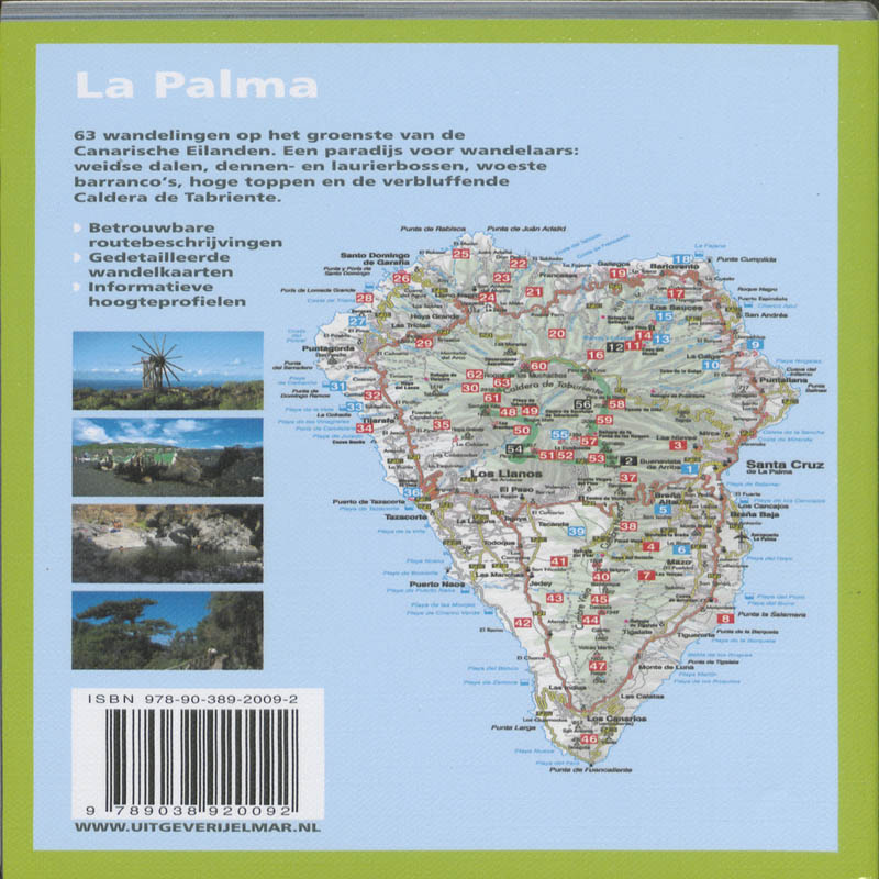 Achterkant van Rother La Palma