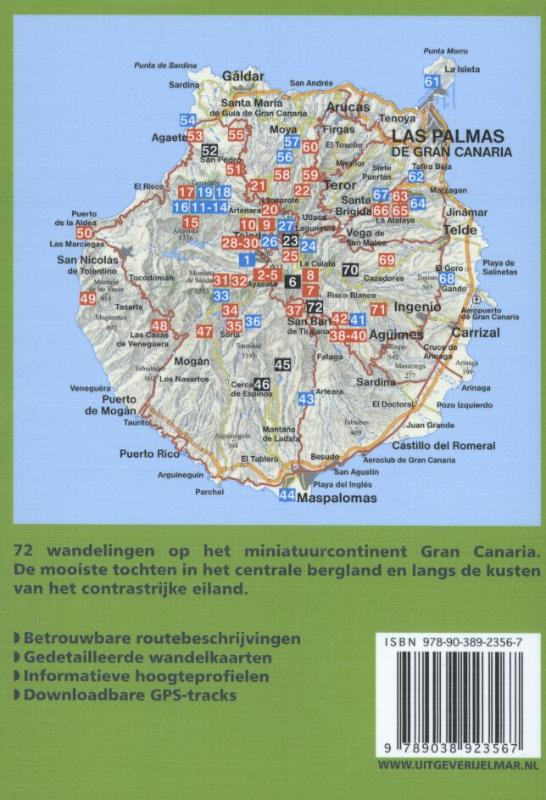 Achterkant van Gran Canaria