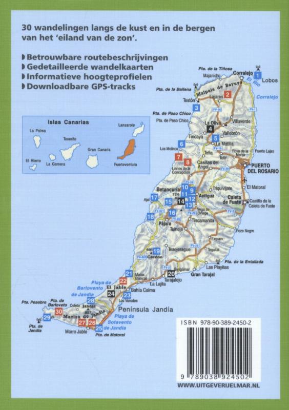 Achterkant van Fuerteventura