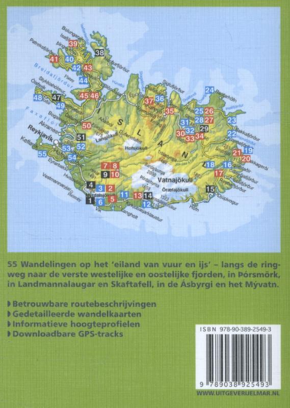 Achterkant van IJsland
