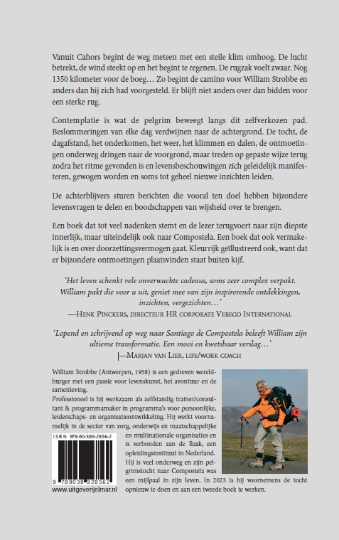 Achterkant van De weg naar Compostela