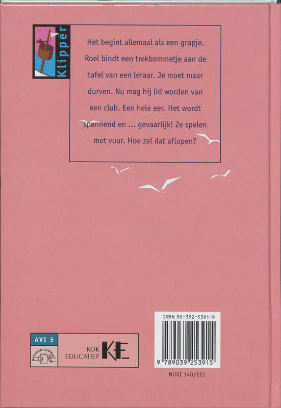 Achterkant van Spelen met vuur