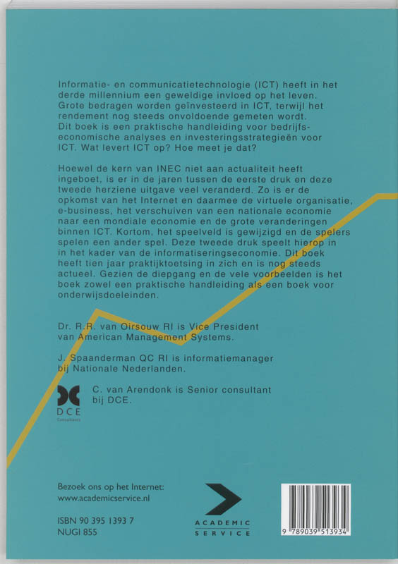 Achterkant van Informatiseringseconomie