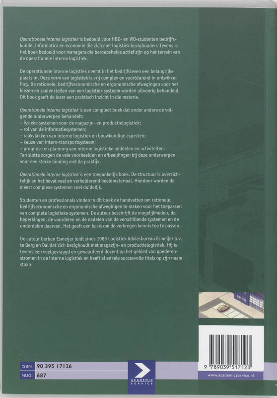 Achterkant van Interne logistiek