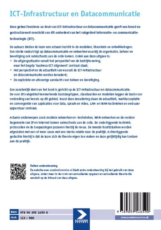 Achterkant van ICT Infrastructuur en datacommunicatie