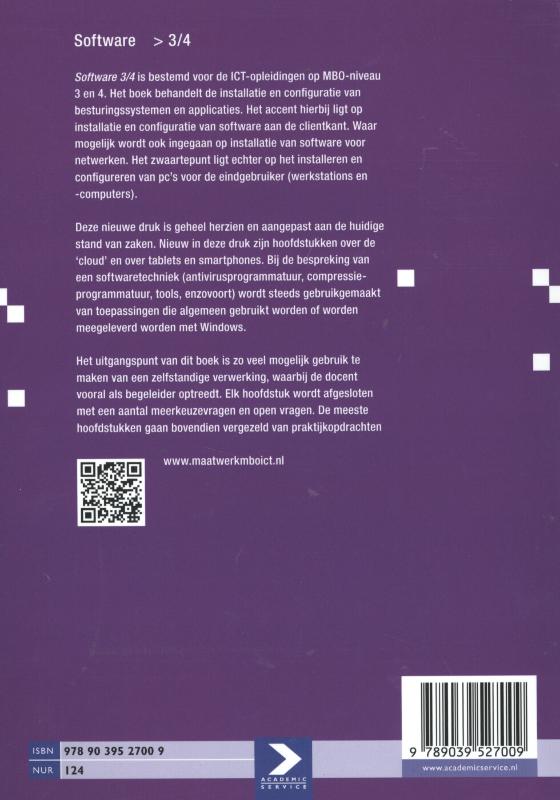 Achterkant van niveau 3/4