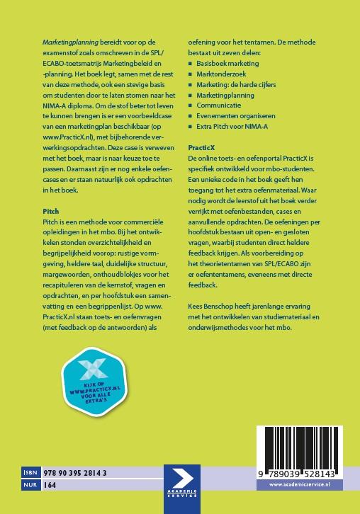 Achterkant van Marketingplanning