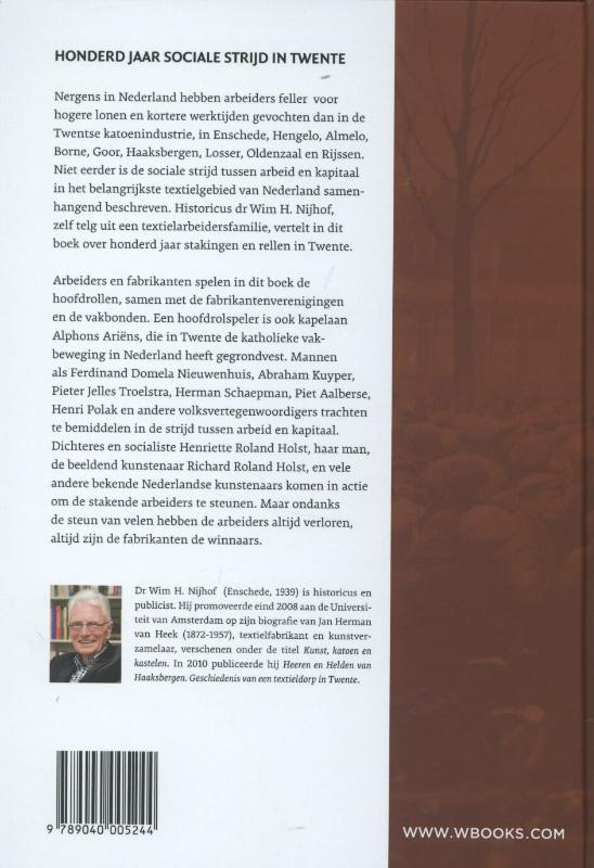 Achterkant van Troebelen in Twentse textiel