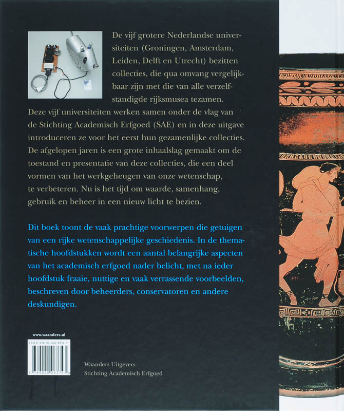 Achterkant van Universitaire collecties in Nederland