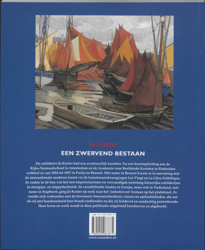 Achterkant van Jo Koster 1868-1944