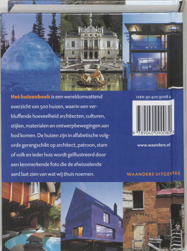 Achterkant van Het Huizen Boek