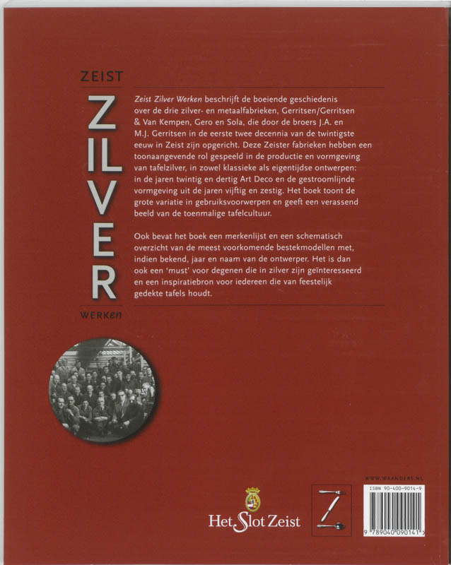 Achterkant van Zeist Zilver Werken