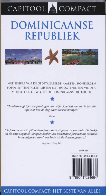 Achterkant van Dominicaanse Republiek