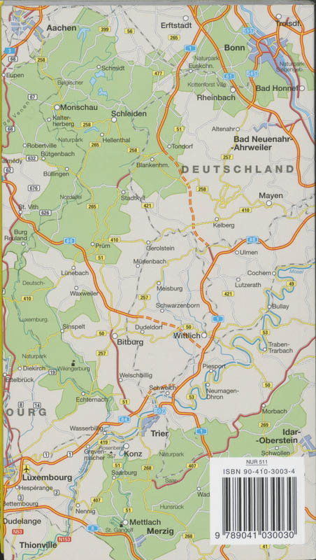 Achterkant van Ardennen
