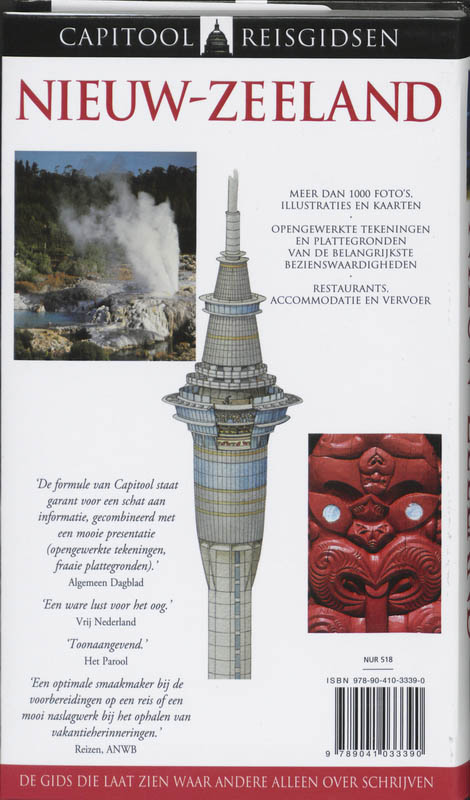 Achterkant van Nieuw-Zeeland