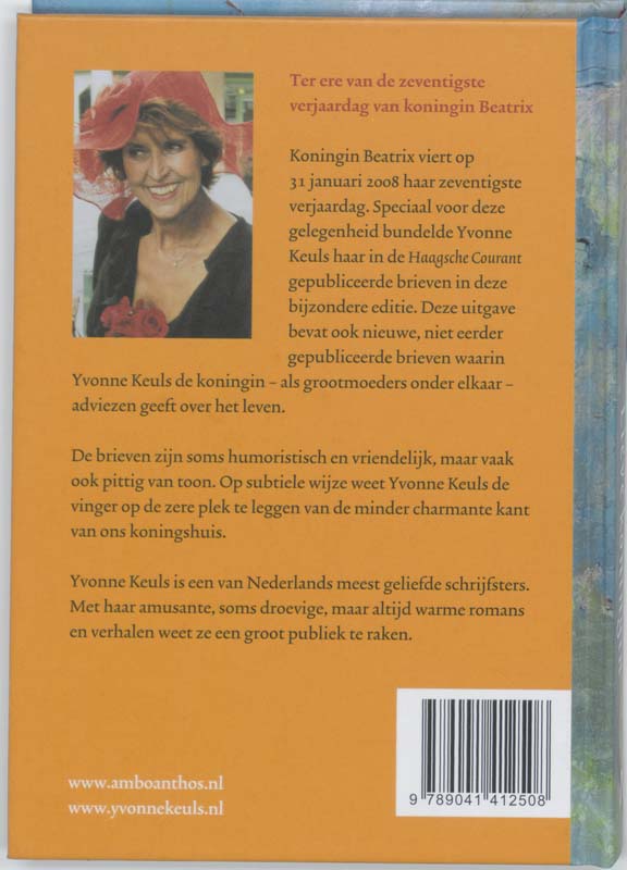 Achterkant van Lieve koningin