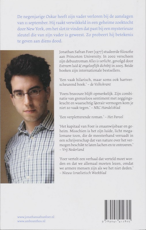 Achterkant van Extreem luid & ongelooflijk dichtbij