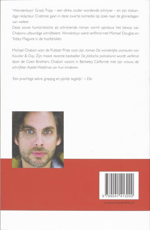 Achterkant van Wonderboys