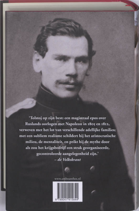 Achterkant van Oorlog en vrede