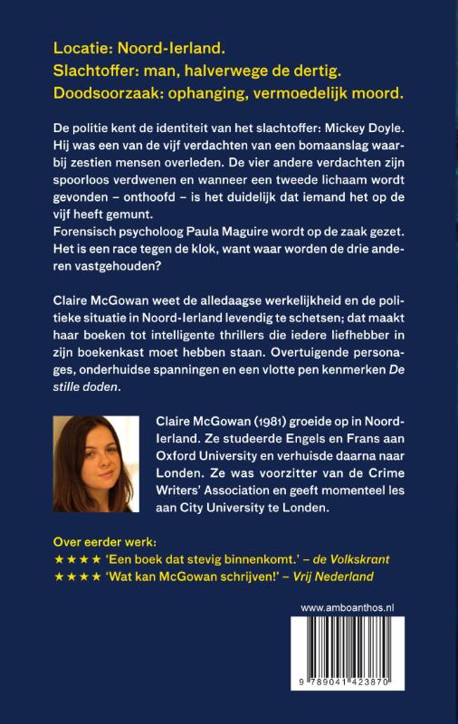 Achterkant van De stille doden